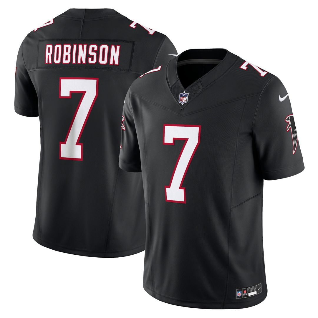 Atlanta Falcons Bijan Robinson Black Alternate Vapor F.U.S.E. Limited Jersey | NFL Football Jersey