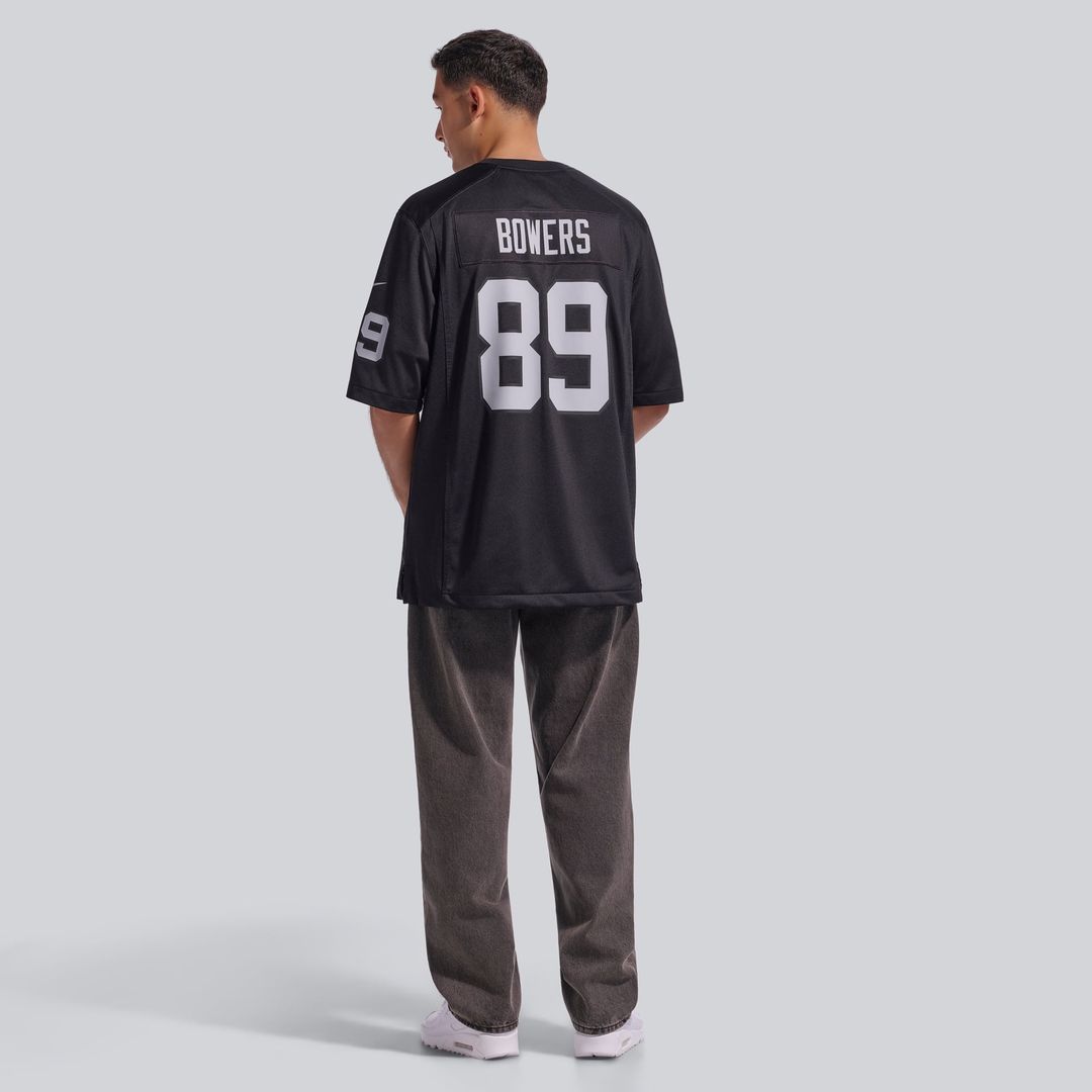 Las Vegas Raiders Brock Bowers Black Player Game Jersey | NFL Football Jersey