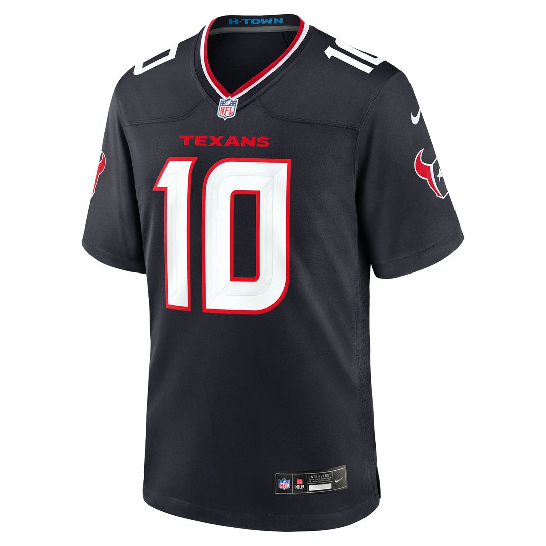 Houston Texans Davis Mills Navy Team Game Jersey | NFL Football Jersey