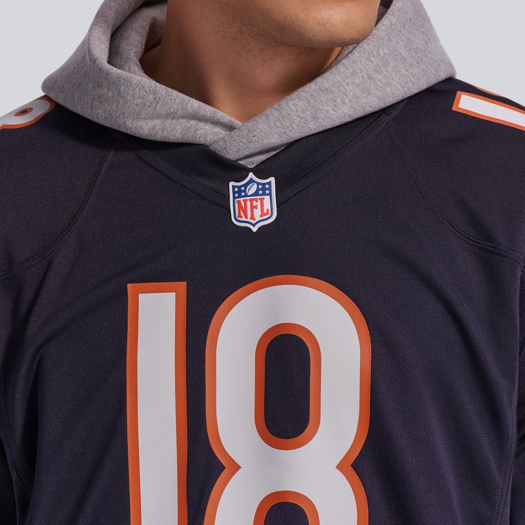 Chicago Bears Caleb Williams White First Round Pick Player Game Jersey | NFL Football Jersey