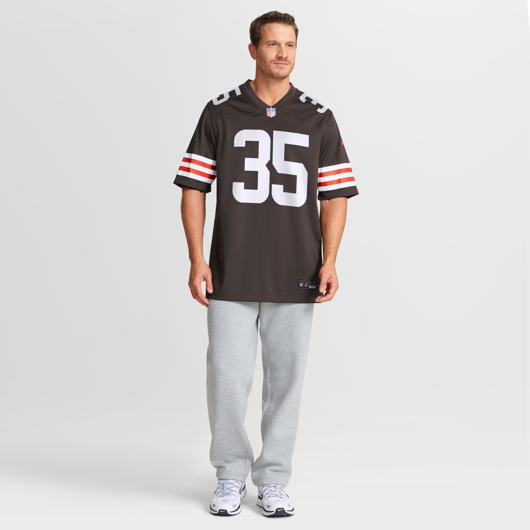 Cleveland Browns Toriano Pride Jr. Brown Team Game Jersey | NFL Football Jersey