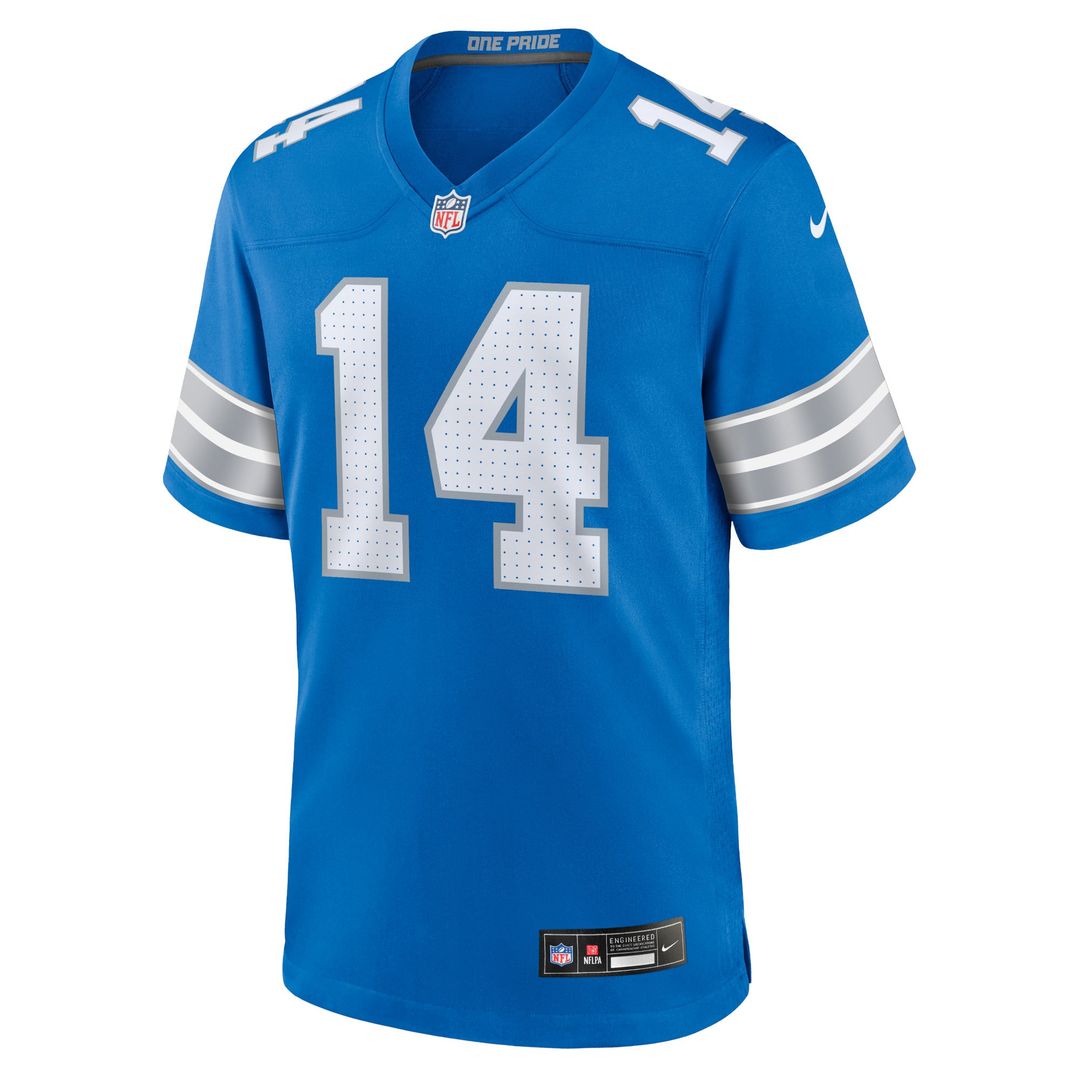 Detroit Lions Amon-Ra St. Brown Blue Game Jersey | NFL Football Jersey