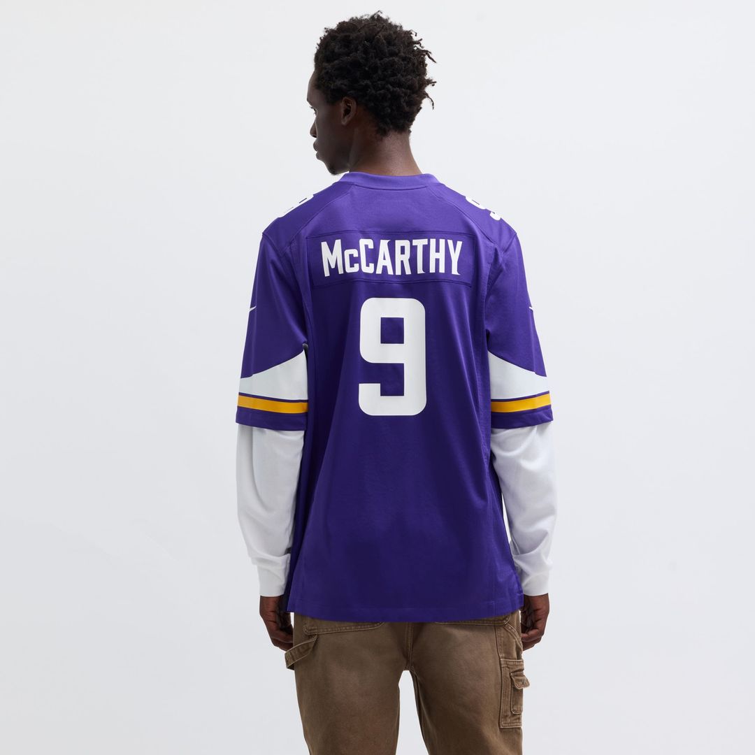 Minnesota Vikings J.J. McCarthy White Alternate Game Player Jersey | NFL Football Jersey