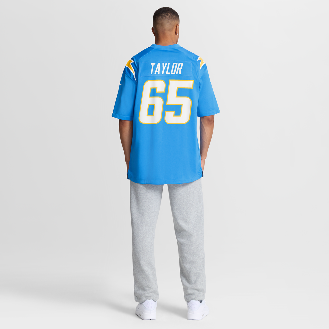 Los Angeles Chargers Logan Taylor Powder Blue Team Game Jersey | NFL Football Jersey