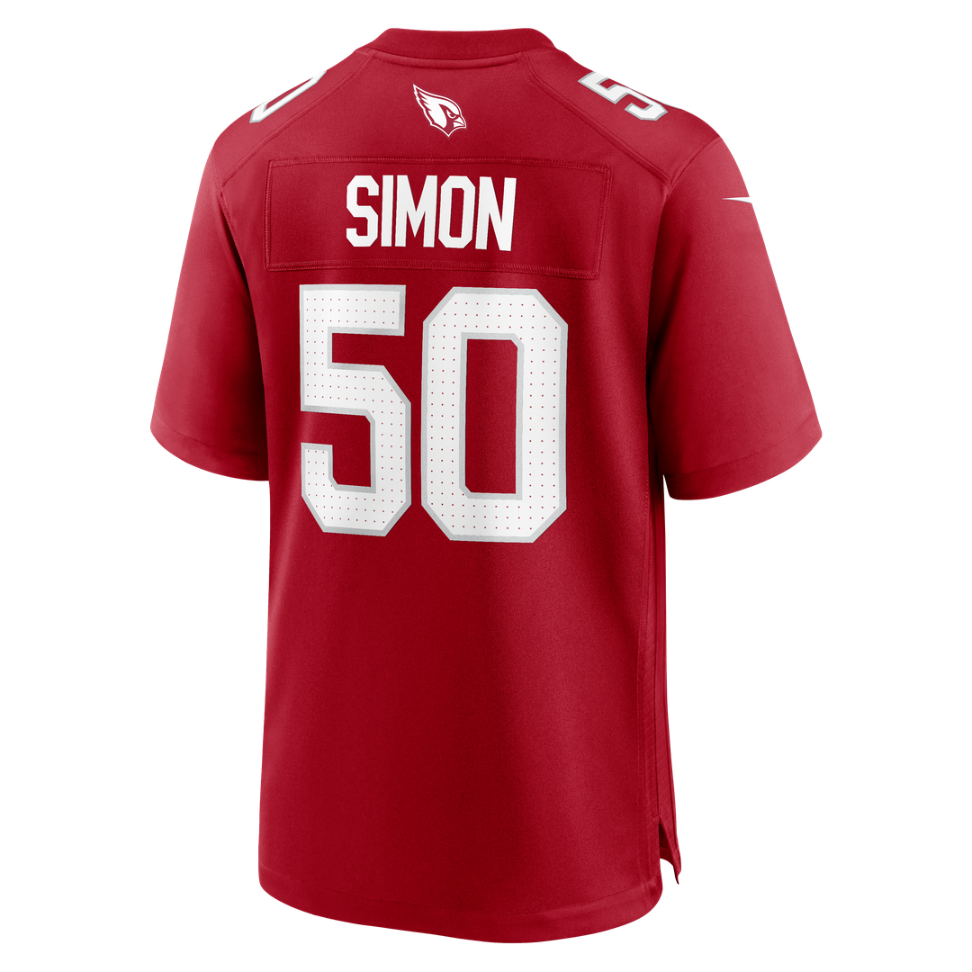 Arizona Cardinals Cody Simon Cardinal Team Game Jersey | NFL Football Jersey