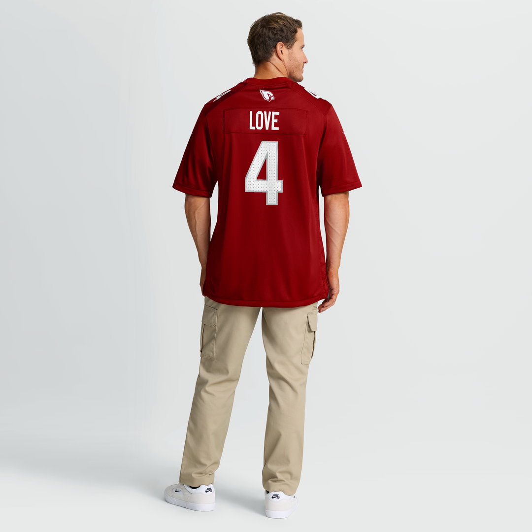 Arizona Cardinals Jeremiyah Love White Game Player Jersey | NFL Football Jersey