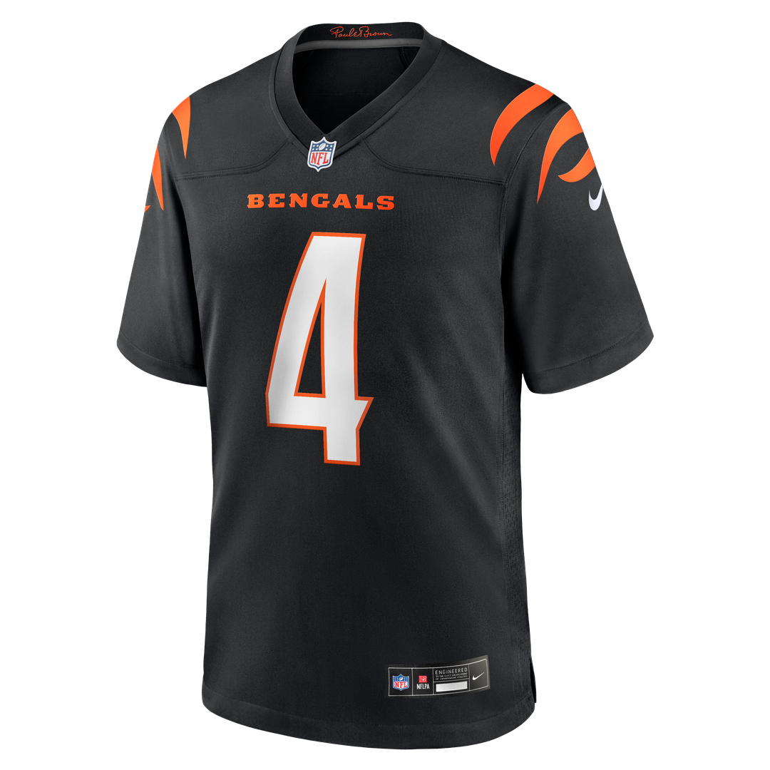 Cincinnati Bengals Sean Clifford Black Team Game Jersey | NFL Football Jersey