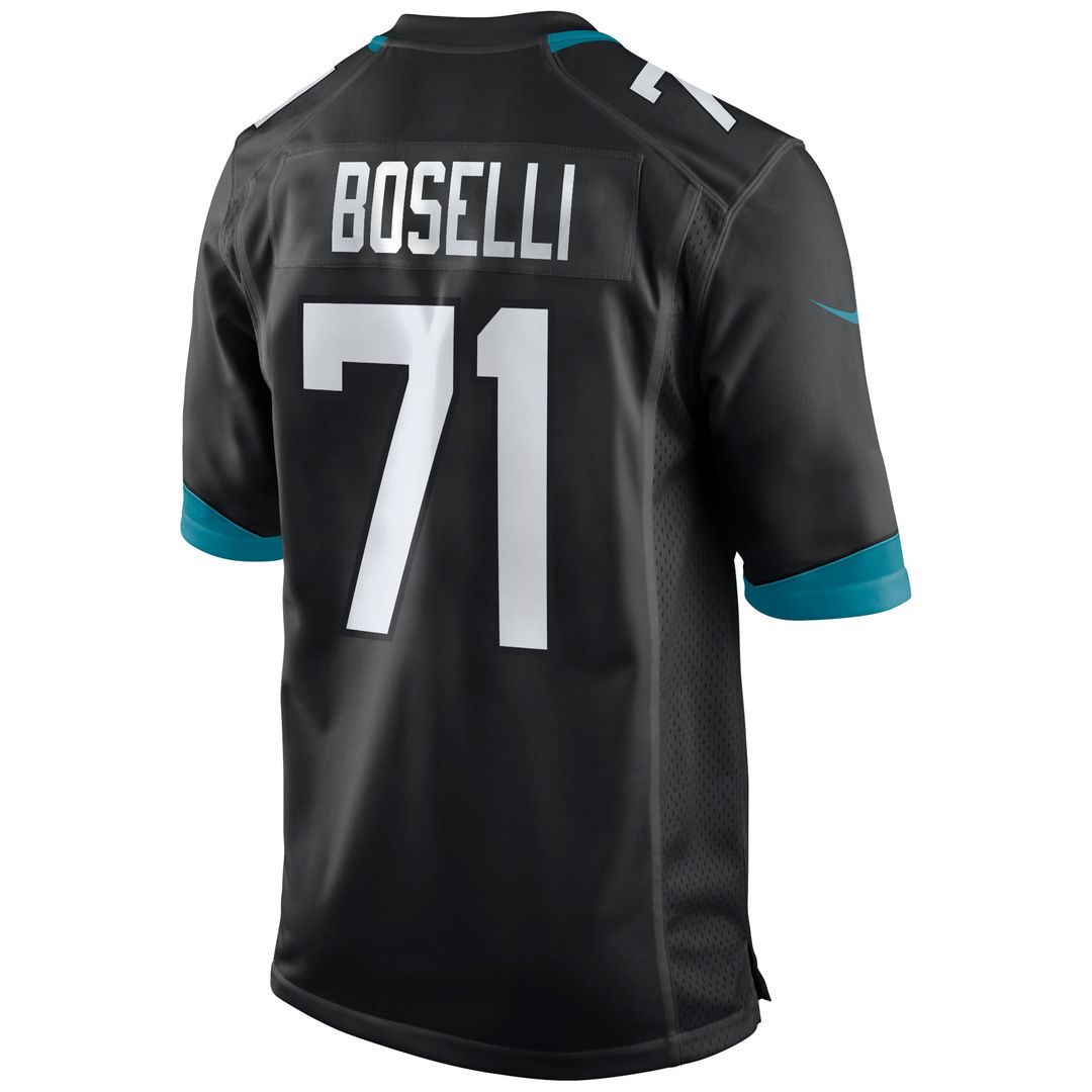 Jacksonville Jaguars Tony Boselli Black Retired Player Alternate Game Jersey | NFL Football Jersey