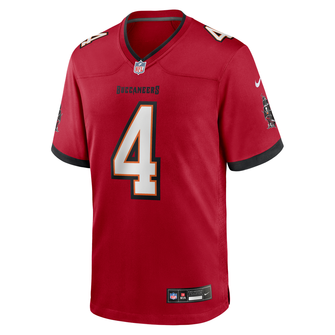 Tampa Bay Buccaneers Chase McLaughlin Red Game Player Jersey | NFL Football Jersey
