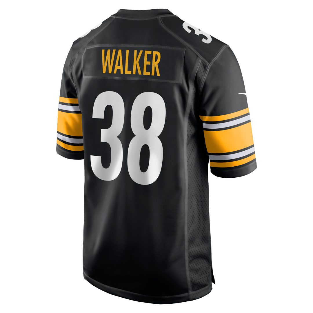 Pittsburgh Steelers Mykal Walker Black Team Game Jersey | NFL Football Jersey