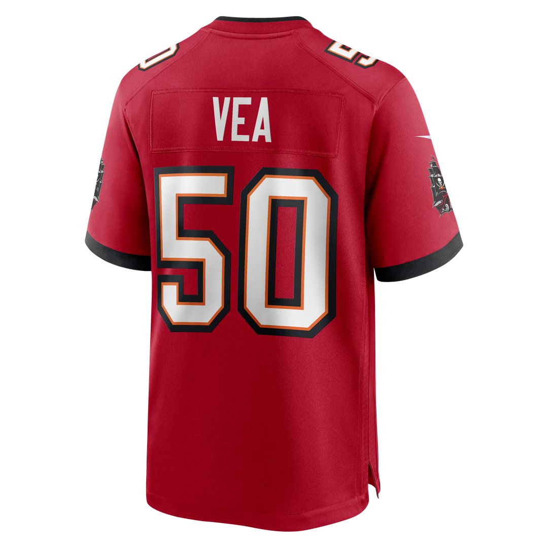 Tampa Bay Buccaneers Vita Vea Red Game Jersey | NFL Football Jersey