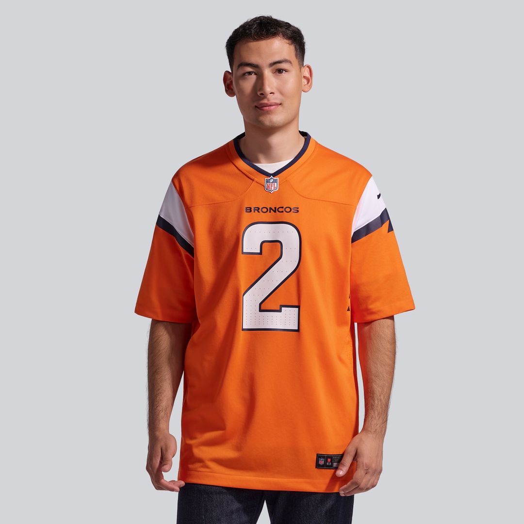 Denver Broncos Patrick Surtain II Orange Team Game Jersey | NFL Football Jersey