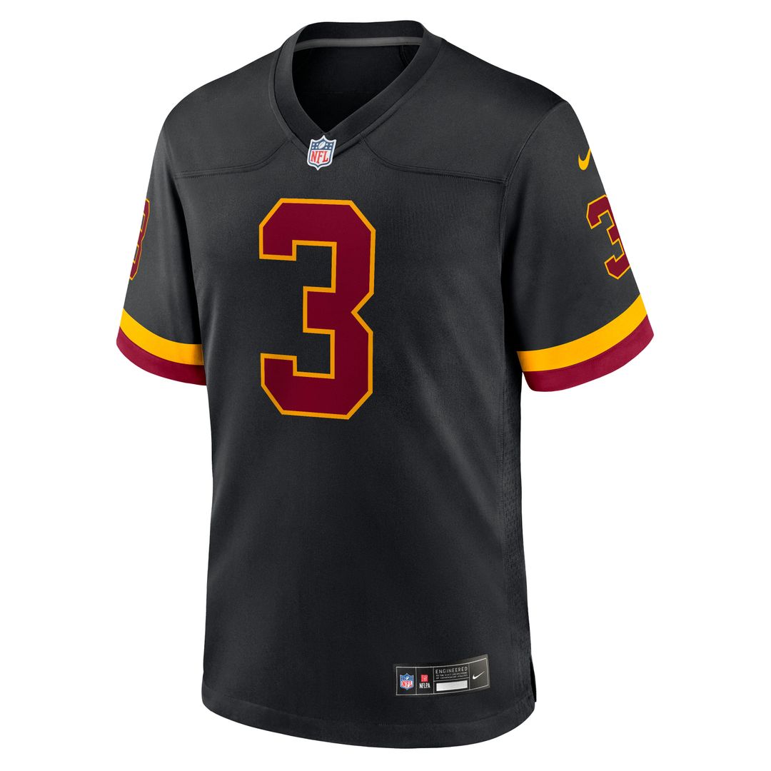 Washington Commanders Stefon Diggs Black Alternate Game Jersey | NFL Football Jersey