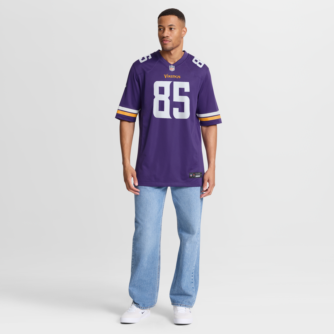 Minnesota Vikings Ben Yurosek Purple Team Game Jersey | NFL Football Jersey