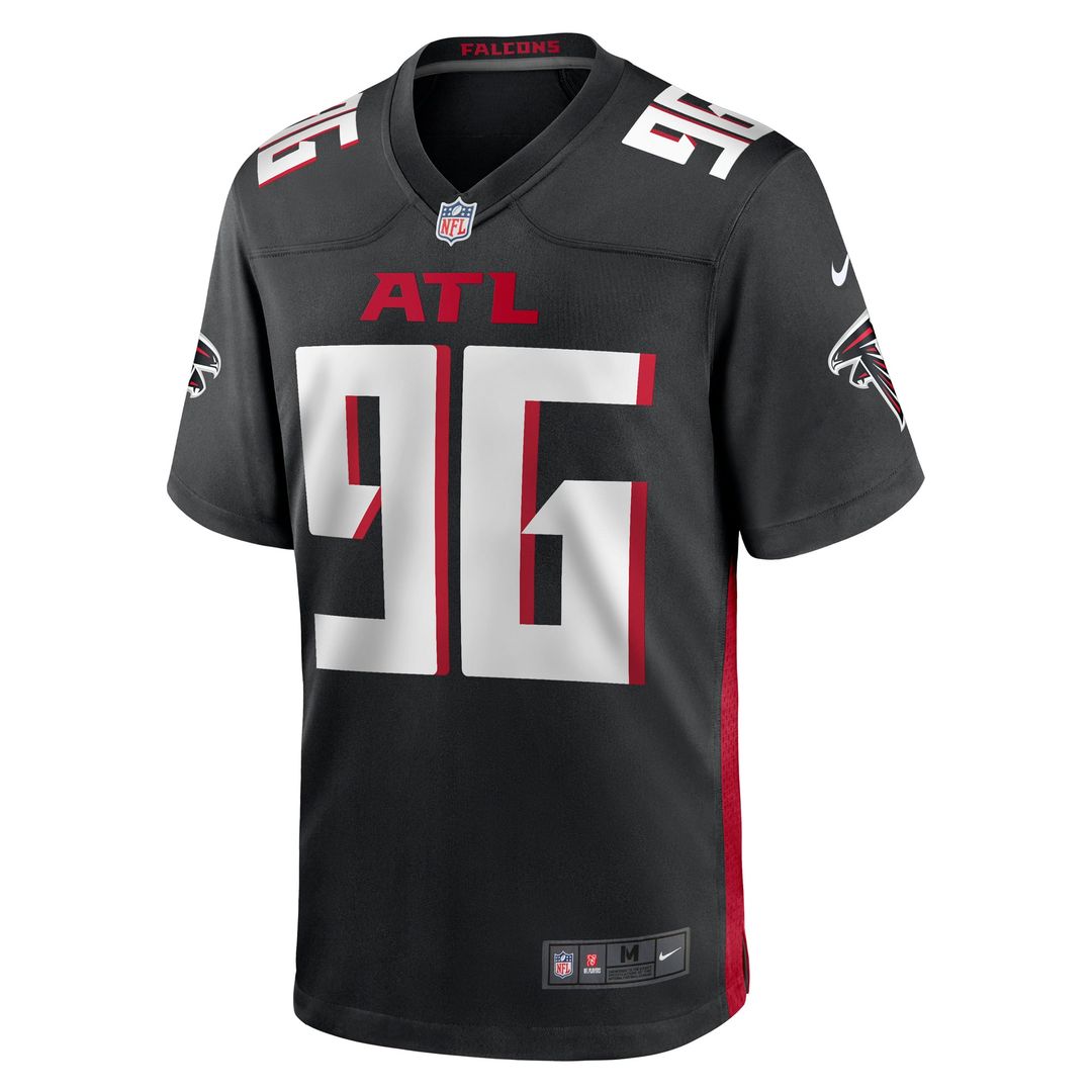 Atlanta Falcons Zach Harrison Black Team Game Jersey | NFL Football Jersey
