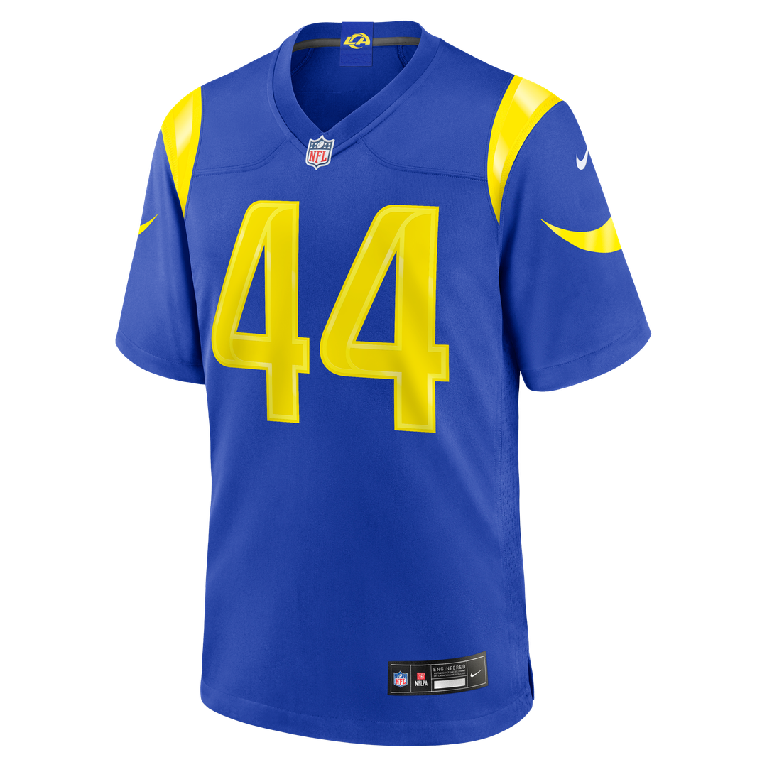 Los Angeles Rams Grant Stuard Royal Team Game Jersey | NFL Football Jersey