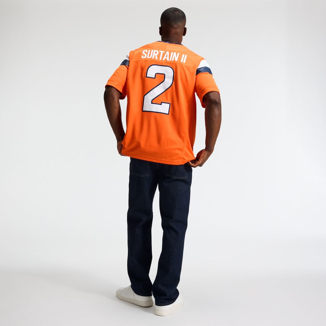 Denver Broncos Pat Surtain II Navy Alternate Vapor F.U.S.E. Stitched Limited Jersey | NFL Football Jersey