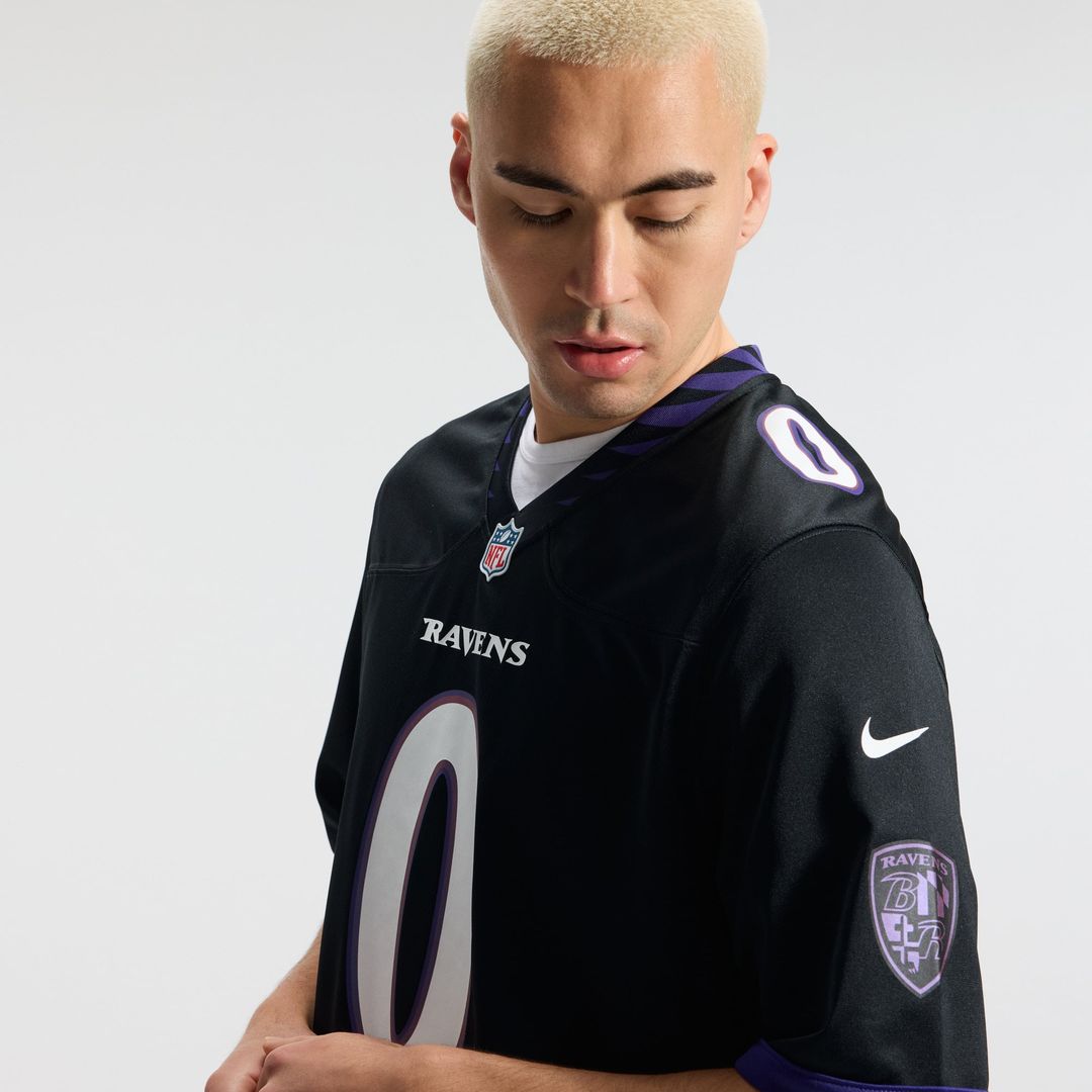 Baltimore Ravens Roquan Smith Purple Alternate Game Jersey | NFL Football Jersey