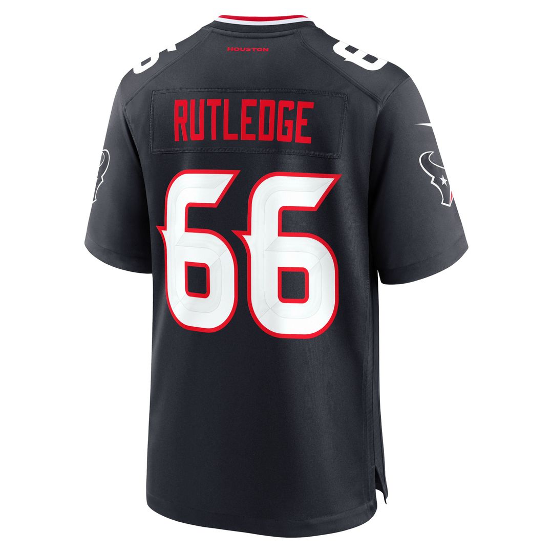 Houston Texans Keylan Rutledge Navy Team Game Jersey | NFL Football Jersey