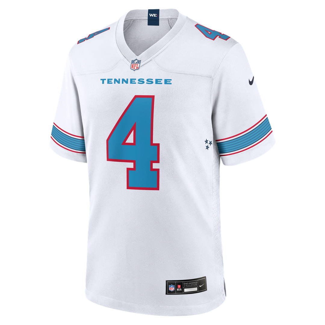 Tennessee Titans Wan'Dale Robinson White Game Jersey | NFL Football Jersey