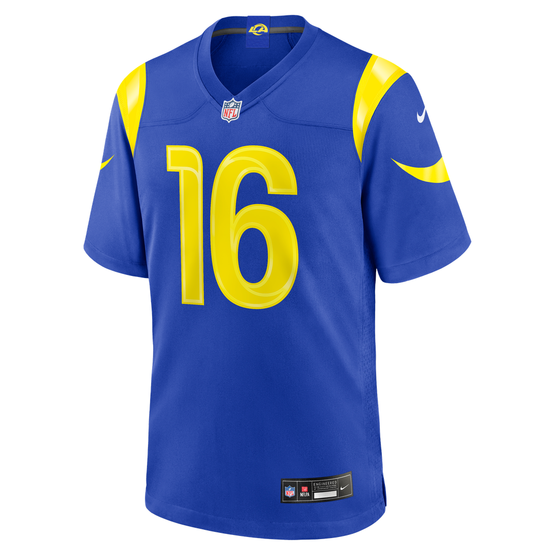 Los Angeles Rams Tru Edwards Royal Team Game Jersey | NFL Football Jersey