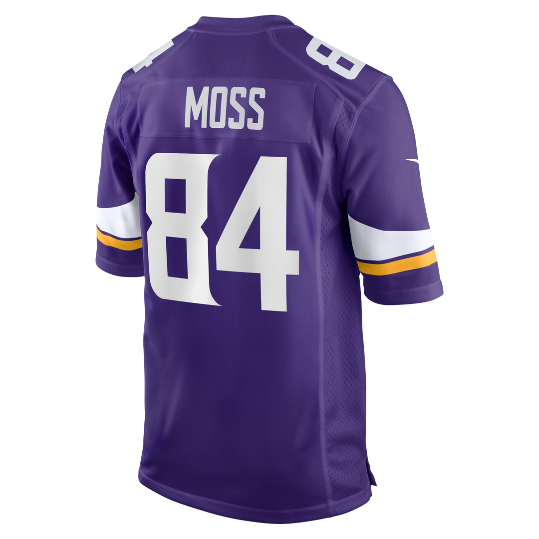 Minnesota Vikings Randy Moss Purple Game Retired Player Jersey | NFL Football Jersey