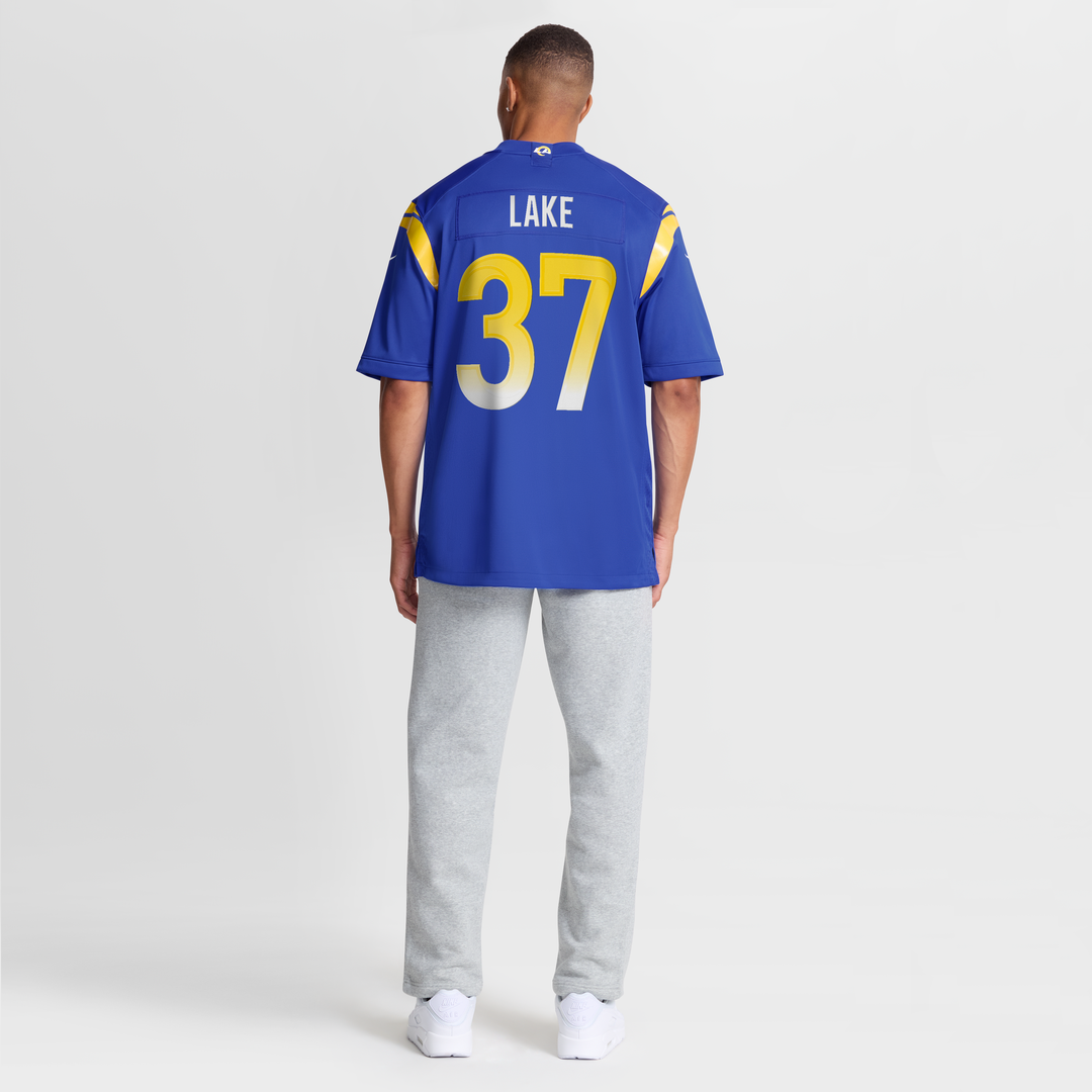 Los Angeles Rams Quentin Lake Royal Game Player Jersey | NFL Football Jersey