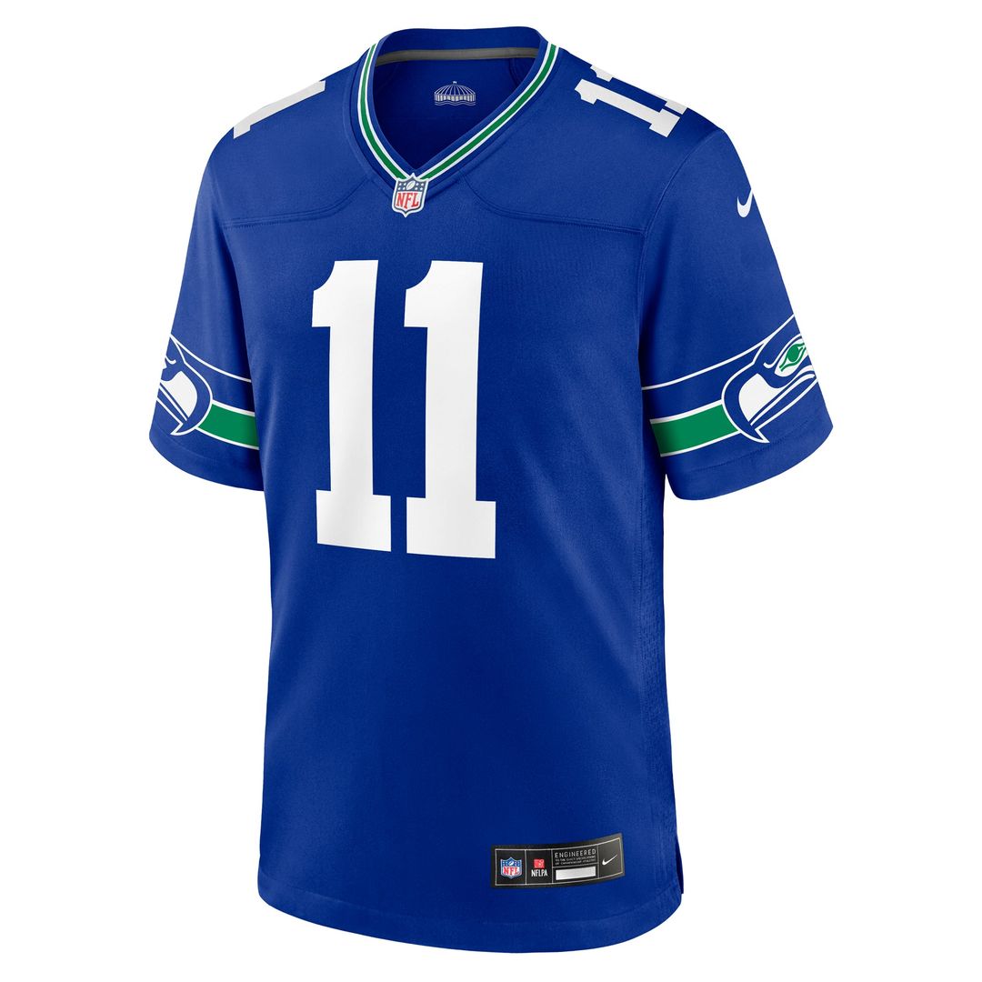Seattle Seahawks Jaxon Smith-Njigba White Game Jersey | NFL Football Jersey