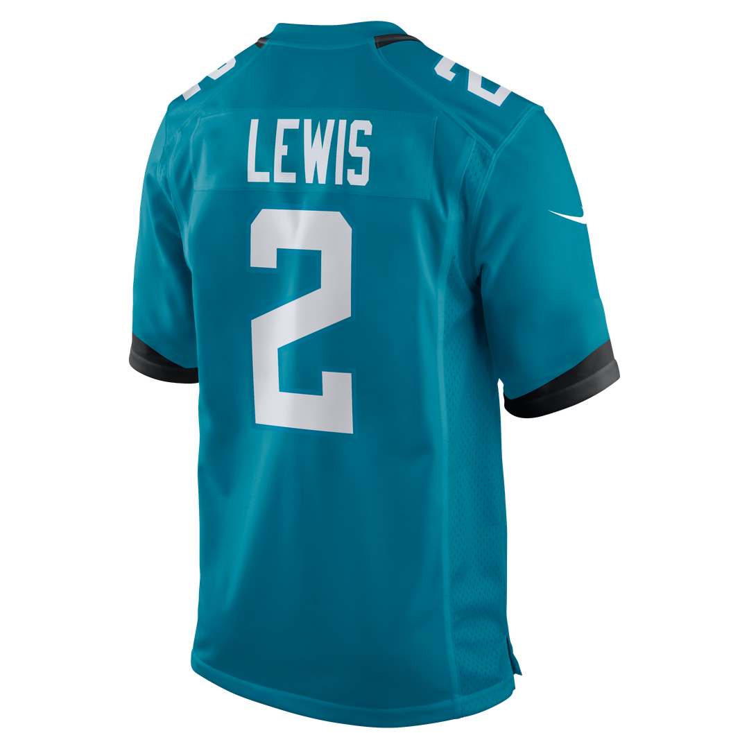 Jacksonville Jaguars Jourdan Lewis Teal Team Game Jersey | NFL Football Jersey