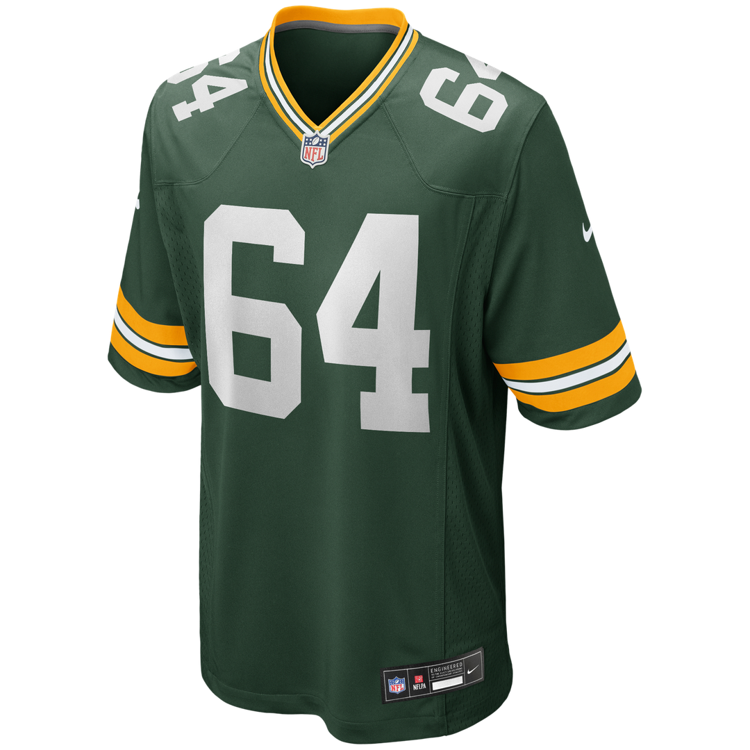 Green Bay Packers Jerry Kramer Green Game Retired Player Jersey | NFL Football Jersey