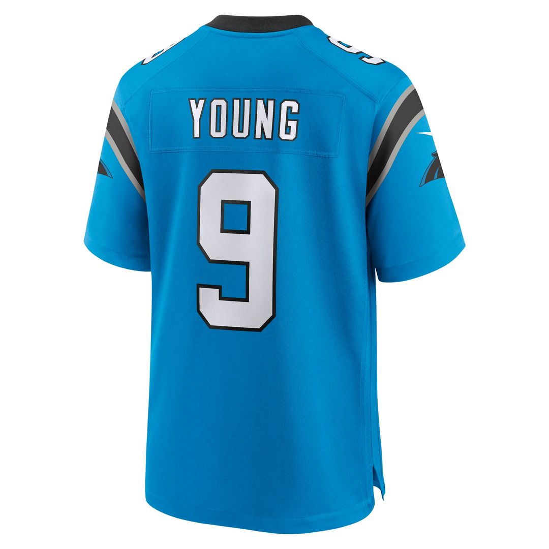 Carolina Panthers Bryce Young Blue Alternate Game Jersey | NFL Football Jersey