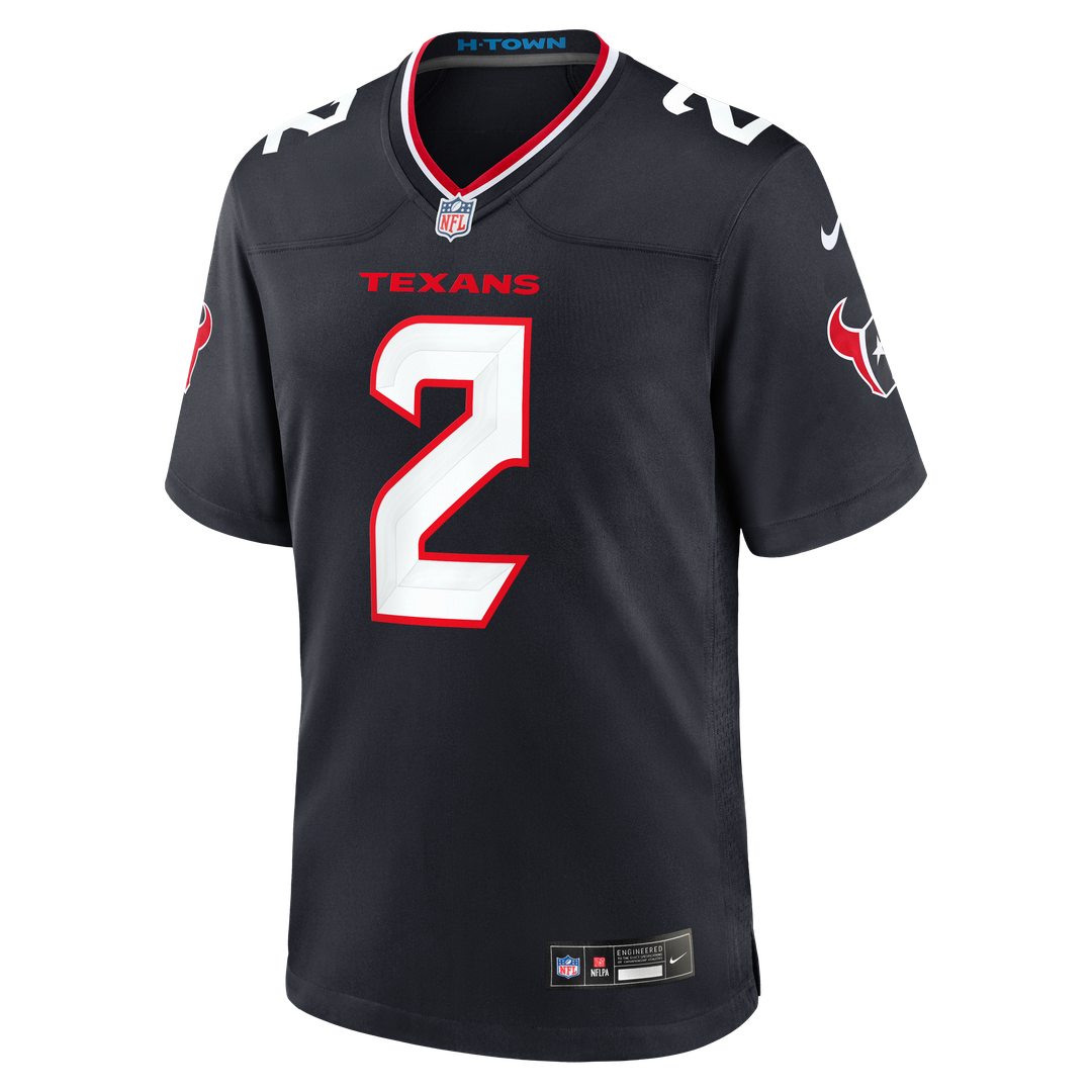 Houston Texans Calen Bullock Navy Team Game Jersey | NFL Football Jersey