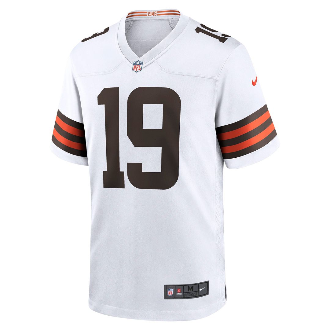 Cleveland Browns Bernie Kosar White Retired Player Game Jersey | NFL Football Jersey