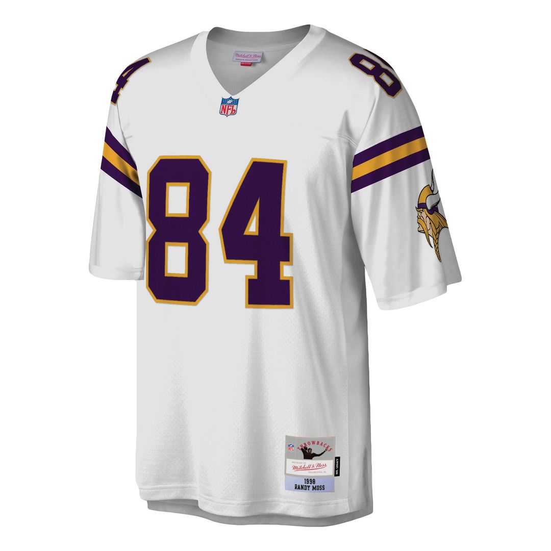 Minnesota Vikings Randy Moss White Legacy Replica Jersey | NFL Football Jersey