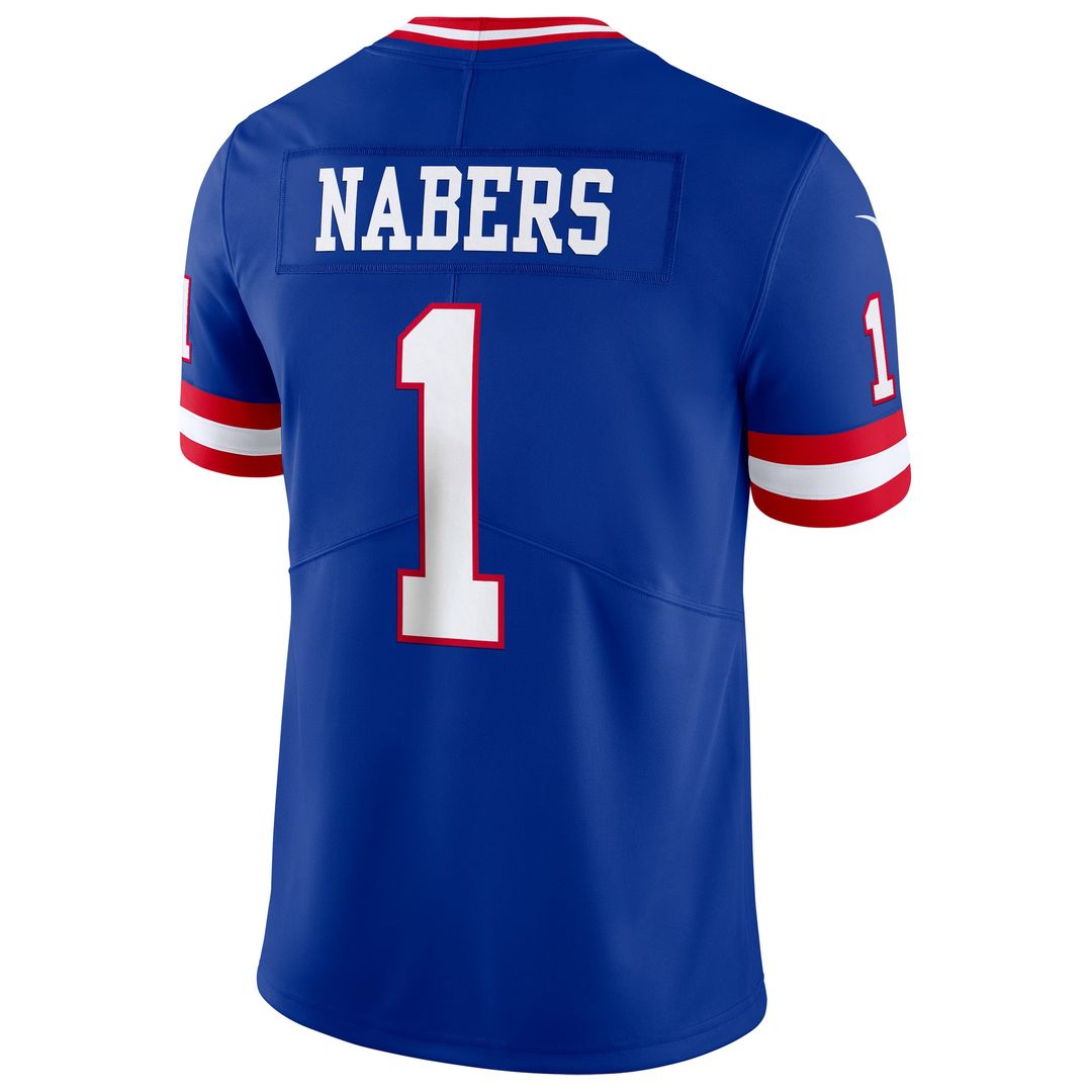New York Giants Malik Nabers Royal Alternate 2 Legacy Vapor Untouchable Limited Jersey | NFL Football Jersey