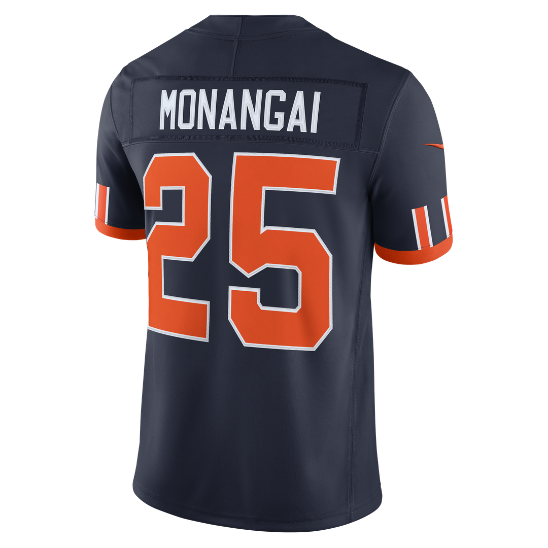 Chicago Bears Kyle Monangai Navy 2026 Rivalries Collection Stitched Limited Jersey | NFL Football Jersey