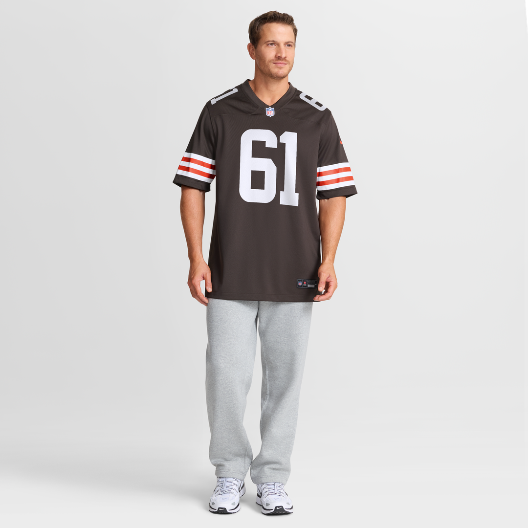 Cleveland Browns Chris Williams Brown Team Game Jersey | NFL Football Jersey