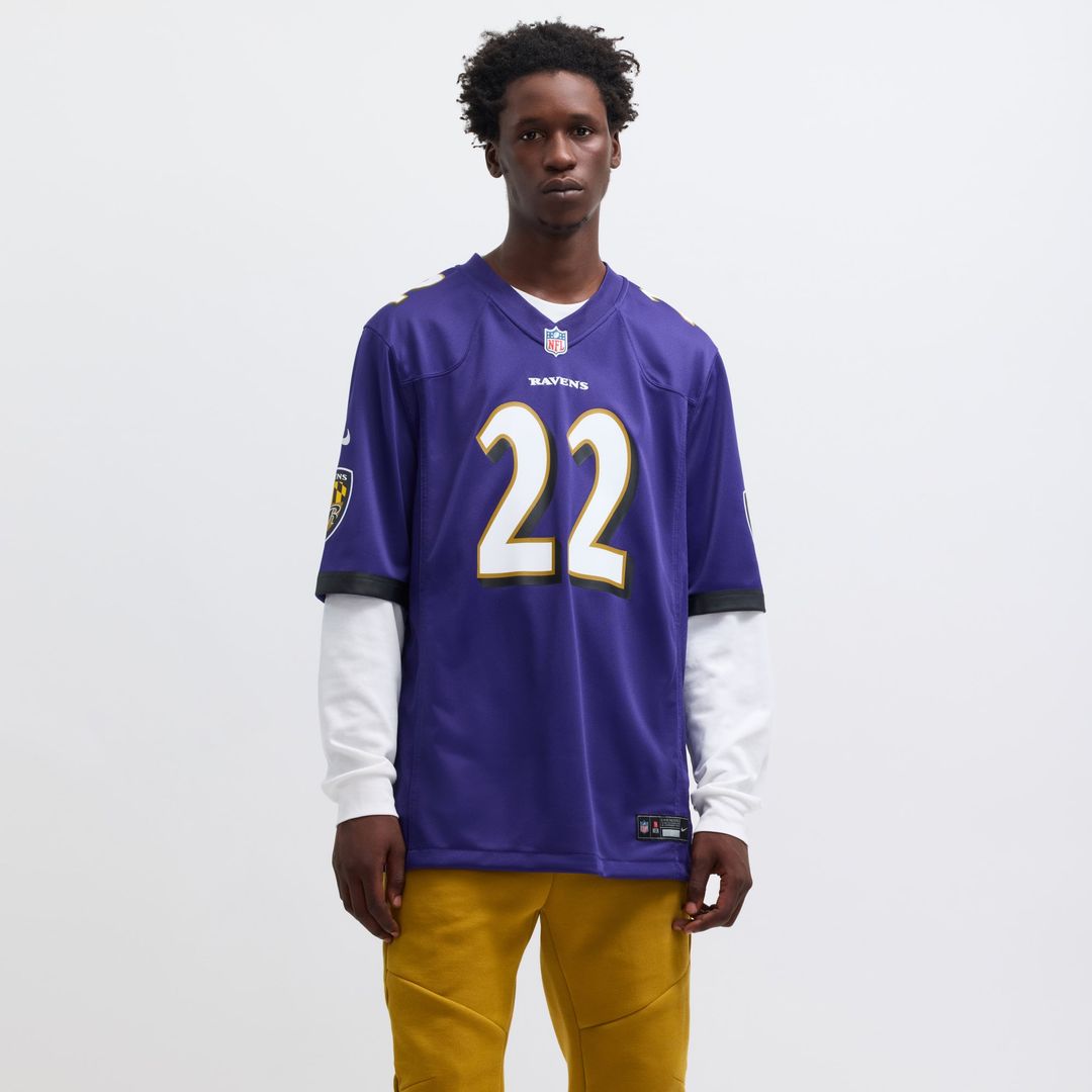 Baltimore Ravens Derrick Henry Purple Game Player Jersey | NFL Football Jersey