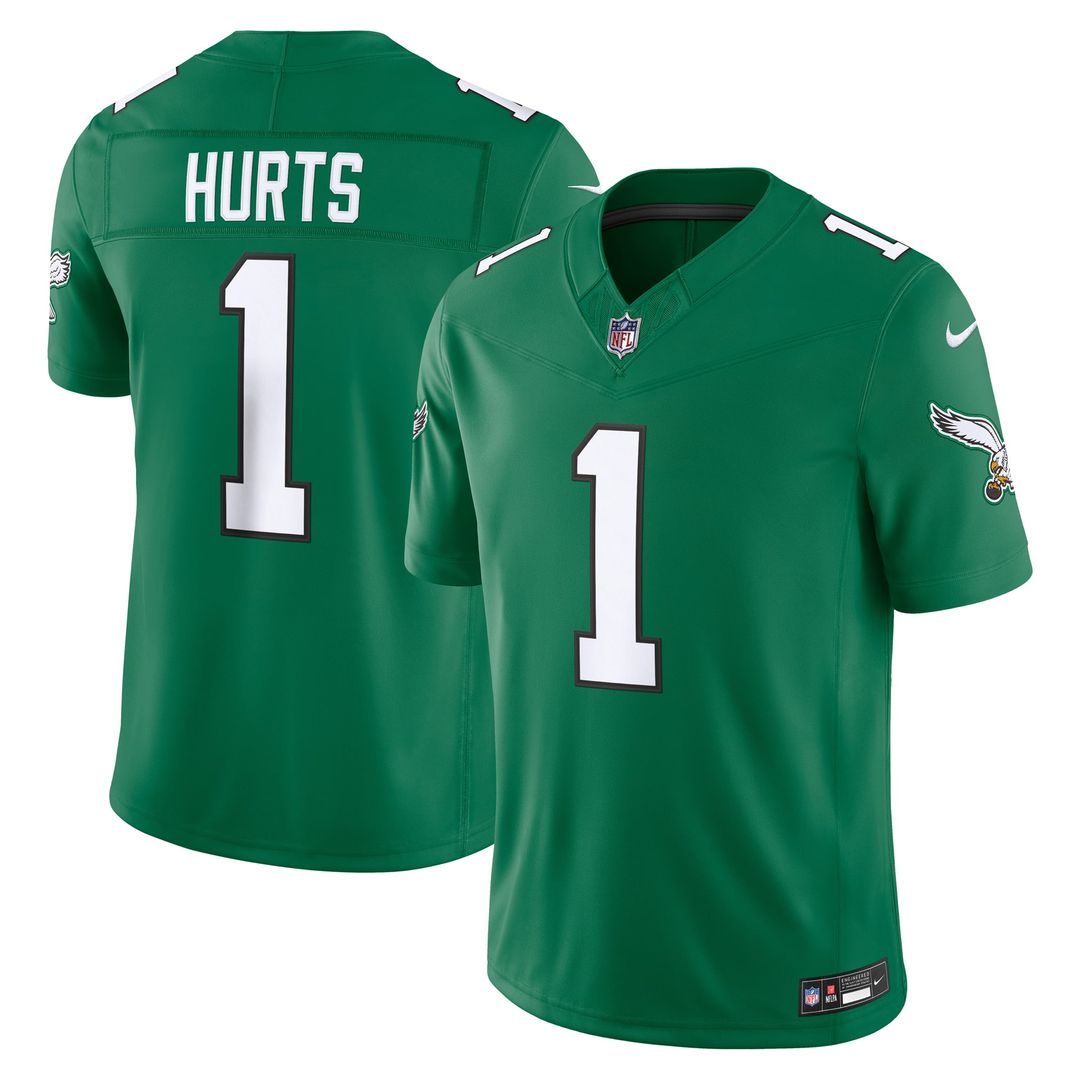 Philadelphia Eagles Jalen Hurts Black Alternate Vapor F.U.S.E. Stitched Limited Jersey | NFL Football Jersey