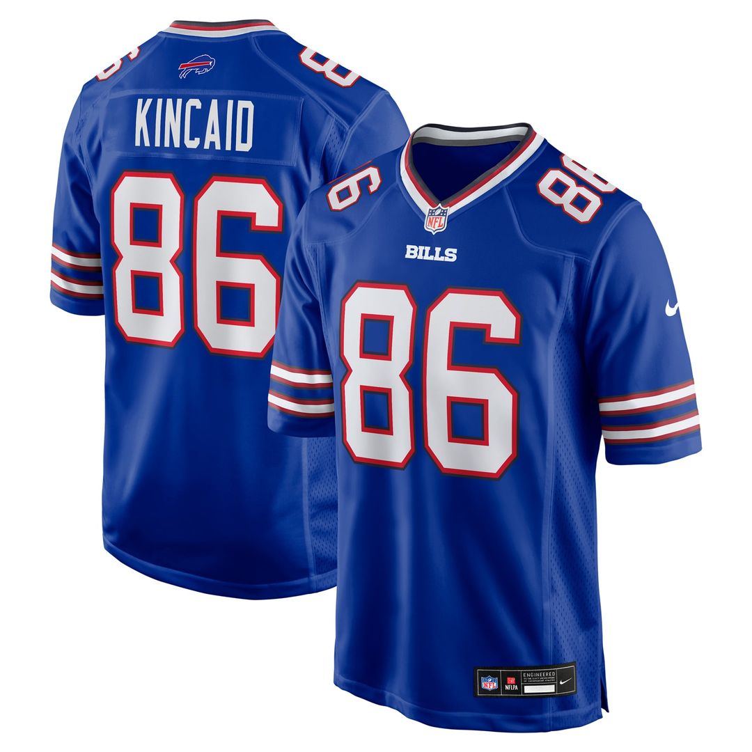 Buffalo Bills Dalton Kincaid Gray Nickel City Game Jersey | NFL Football Jersey