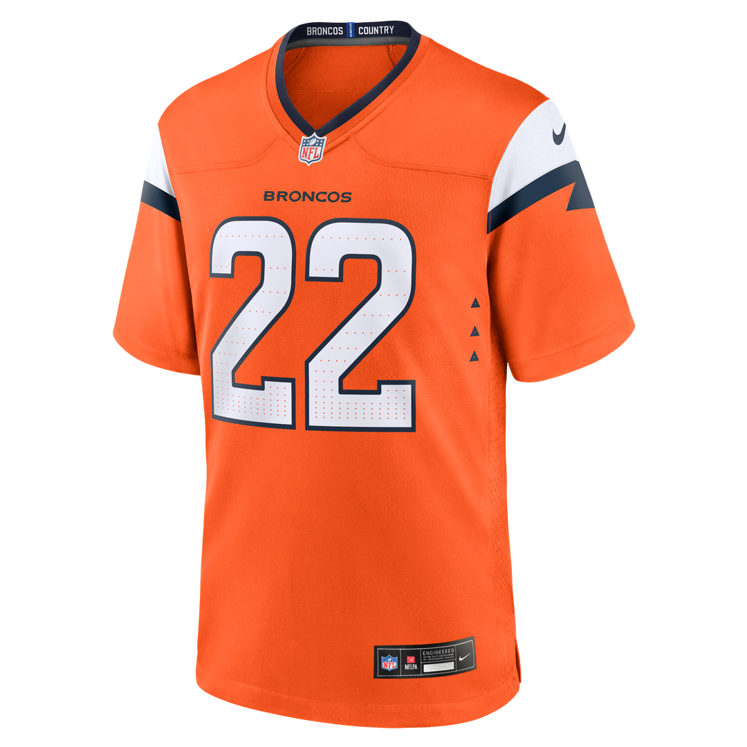 Denver Broncos Brandon Jones Orange Team Game Jersey | NFL Football Jersey