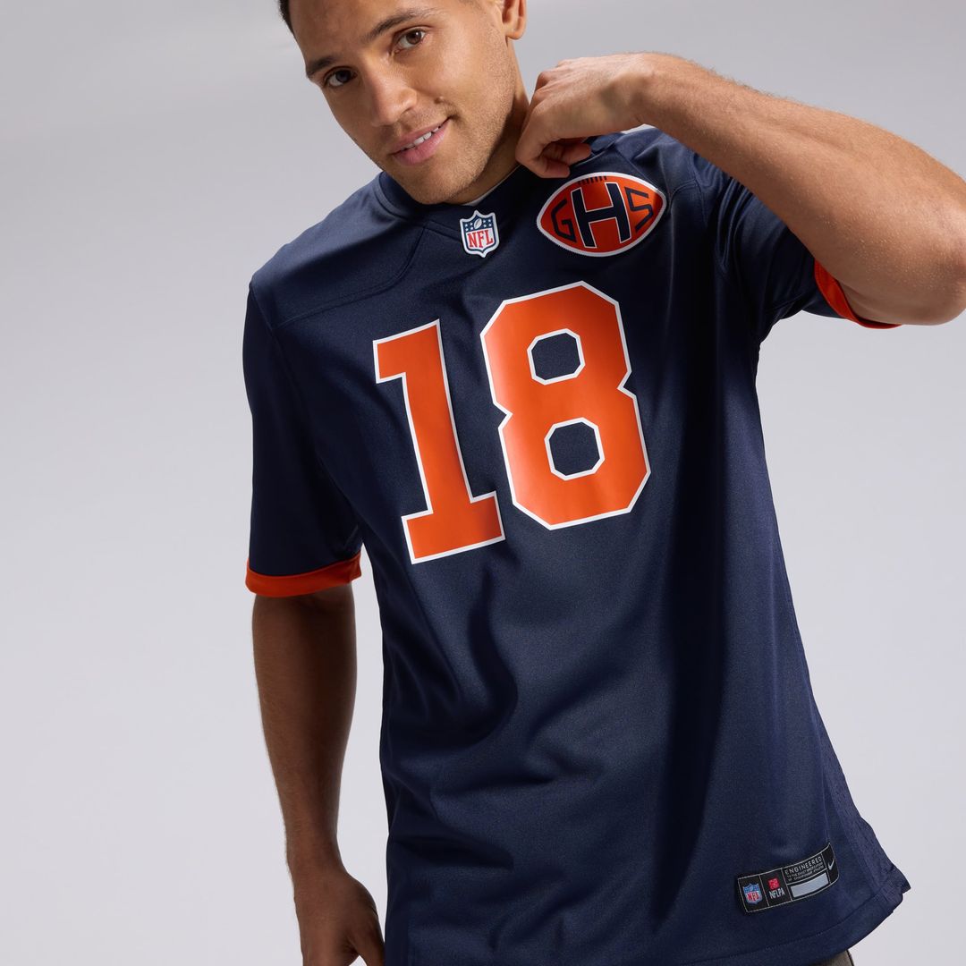 Chicago Bears Caleb Williams Navy 2026 Rivalries Collection Game Jersey | NFL Football Jersey
