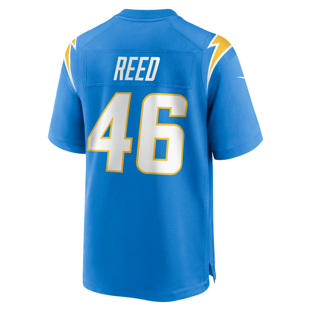 Los Angeles Chargers Nikko Reed Powder Blue Team Game Jersey | NFL Football Jersey