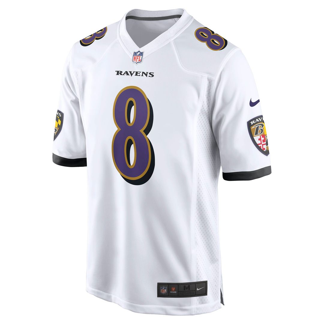 Baltimore Ravens Lamar Jackson Purple Alternate Game Jersey | NFL Football Jersey