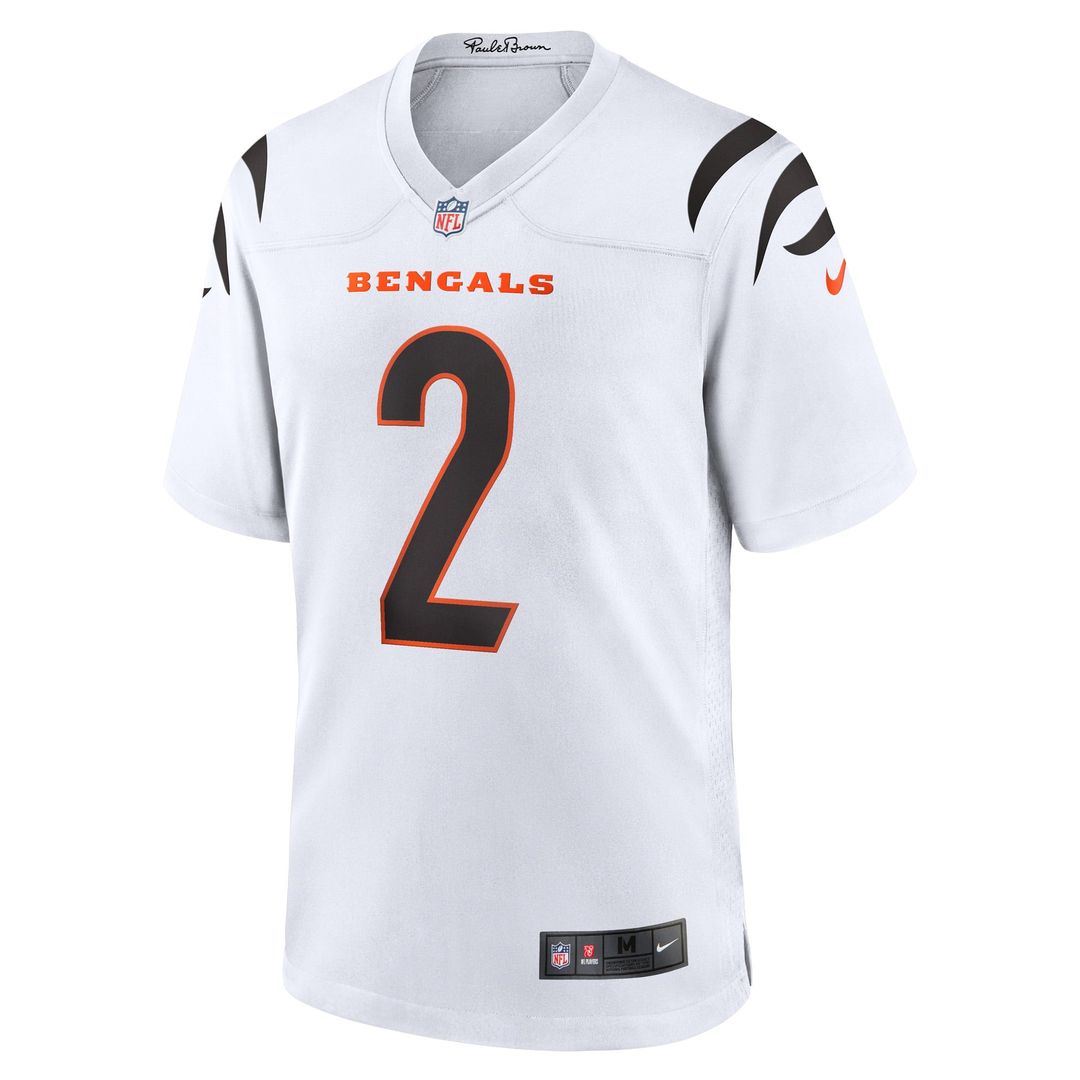 Cincinnati Bengals Evan McPherson White Game Player Jersey | NFL Football Jersey