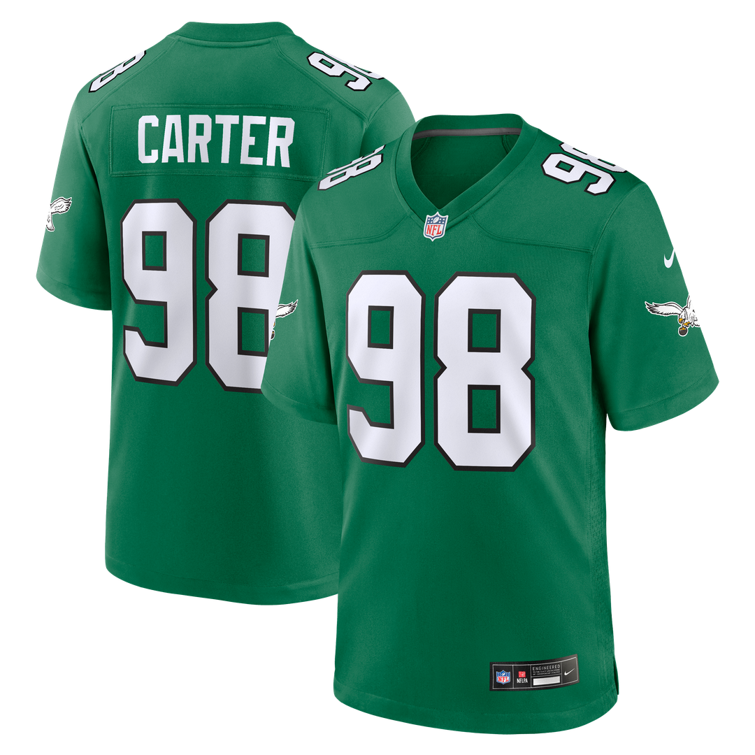 Philadelphia Eagles Jalen Carter White Game Jersey | NFL Football Jersey