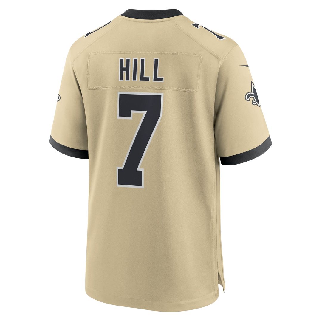 New Orleans Saints Taysom Hill Black Game Jersey | NFL Football Jersey