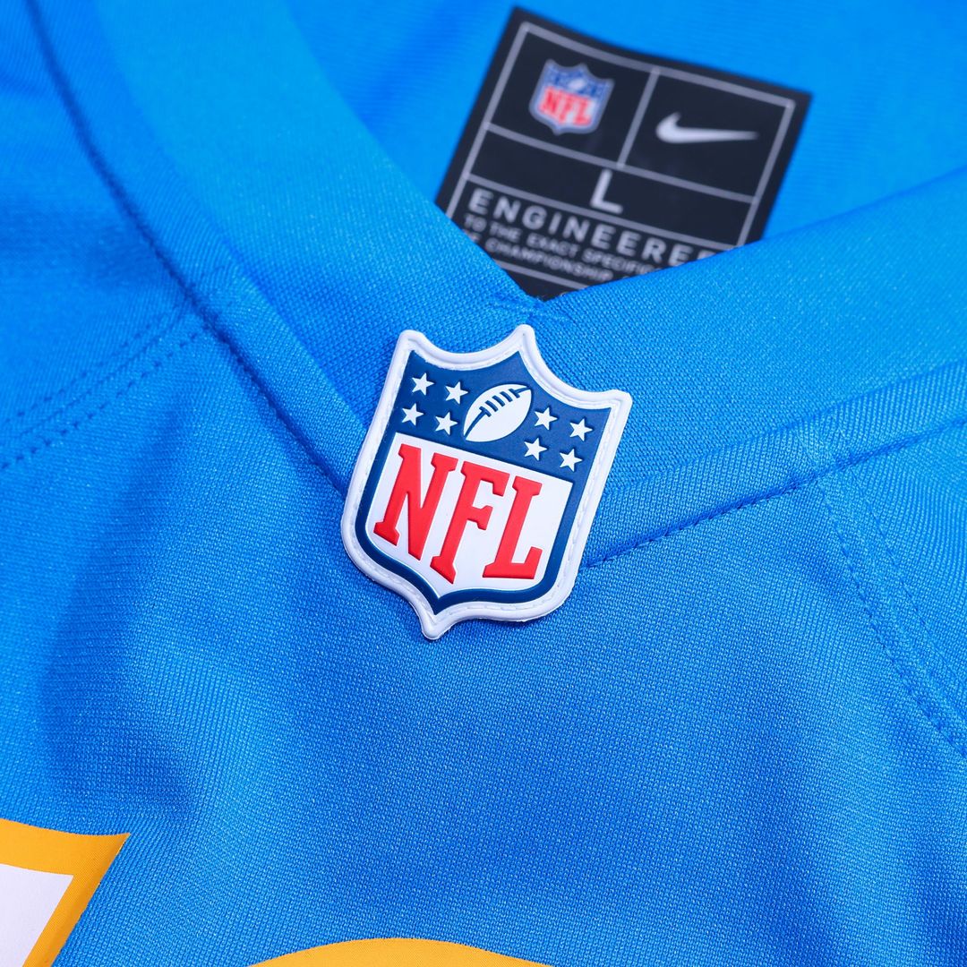 Los Angeles Chargers Del'Shawn Phillips Powder Blue Team Game Jersey | NFL Football Jersey
