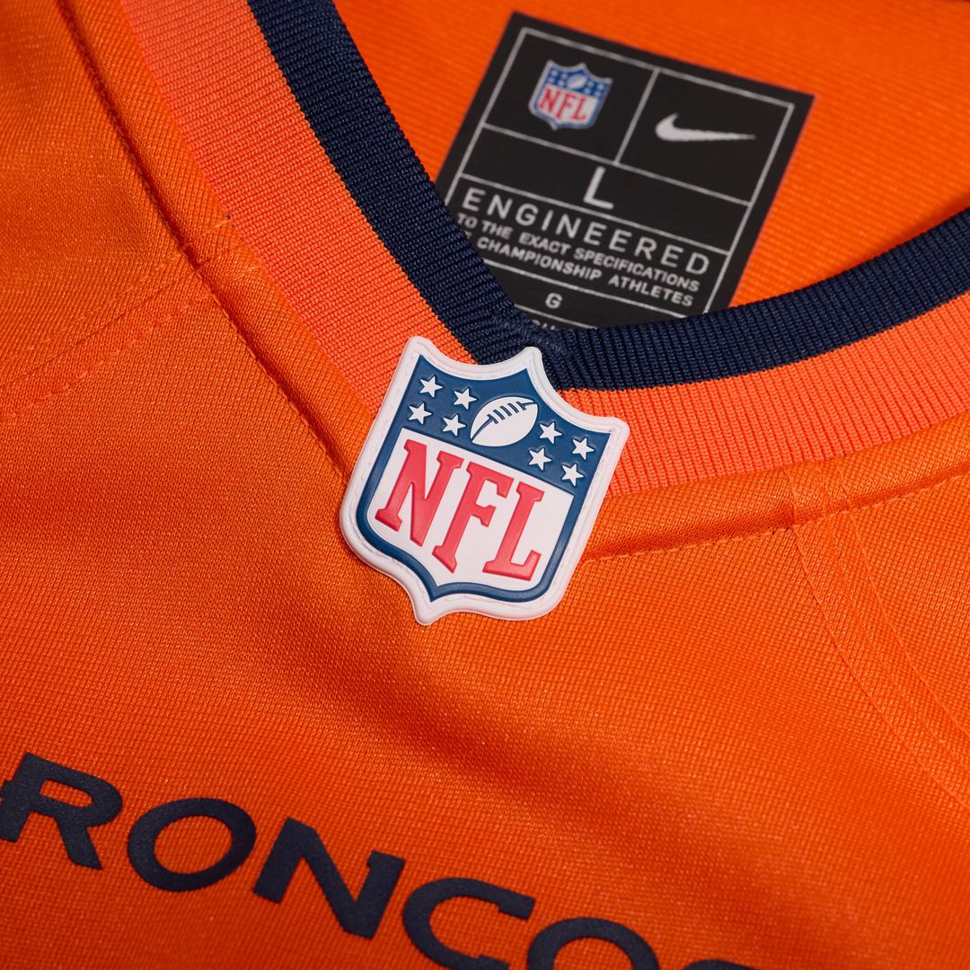 Denver Broncos Tyler Onyedim Orange Game Jersey | NFL Football Jersey