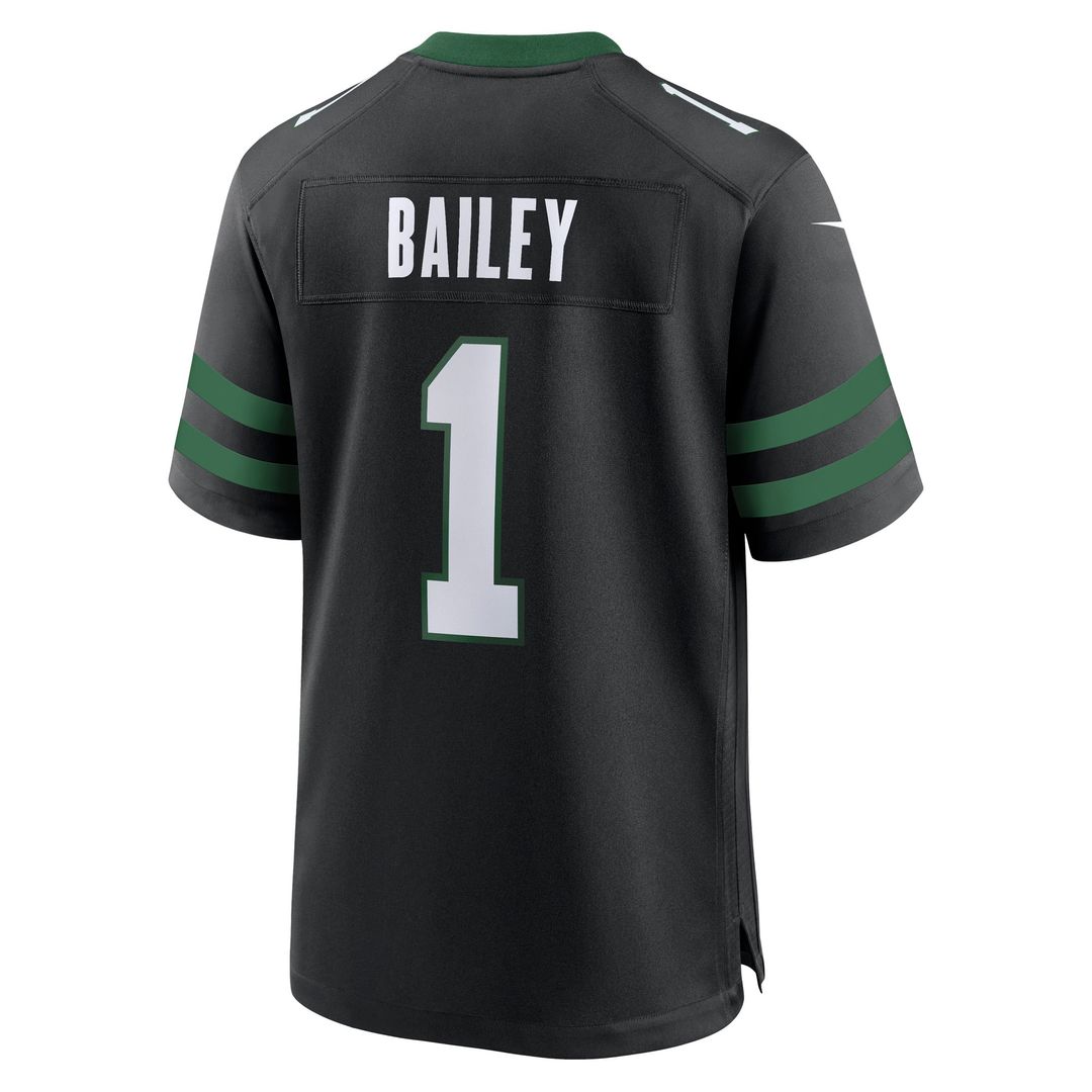 New York Jets David Bailey Green Team Game Jersey | NFL Football Jersey